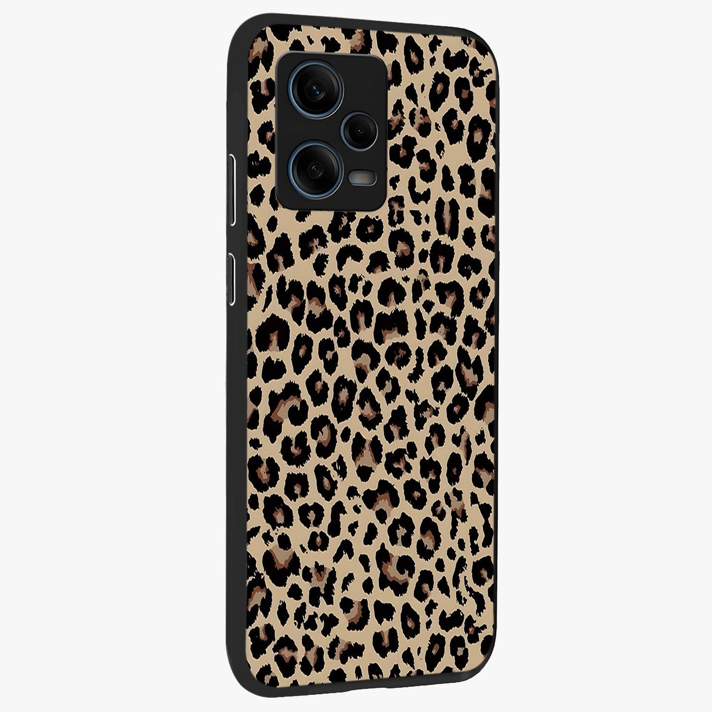 Savage Chic Pattern Glass Case upright view showcasing trendy decorative artwork with edgy fashion theme.