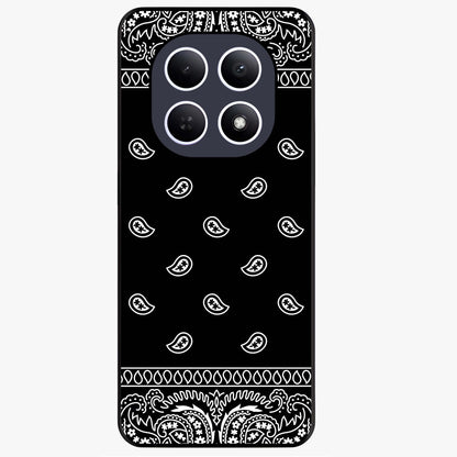 Retro Rebel Threads Glass Case showing flat back view with vintage street style artwork and glossy glass finish.