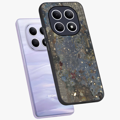 Aesthetic Astrolophia Glass Case displayed in angled mockup highlighting artistic aesthetic elements and smooth glass surface.