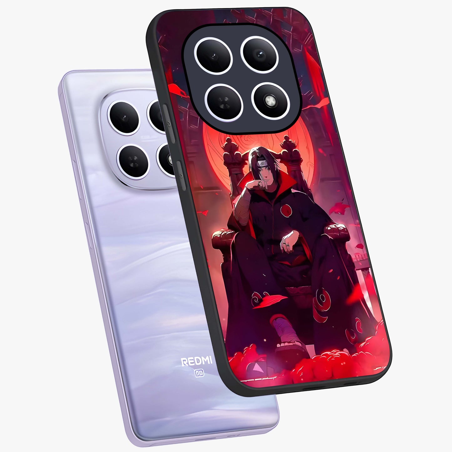 Blood Moon Sovereign Glass Case displayed in angled mockup highlighting dark celestial moon design and dramatic theme.