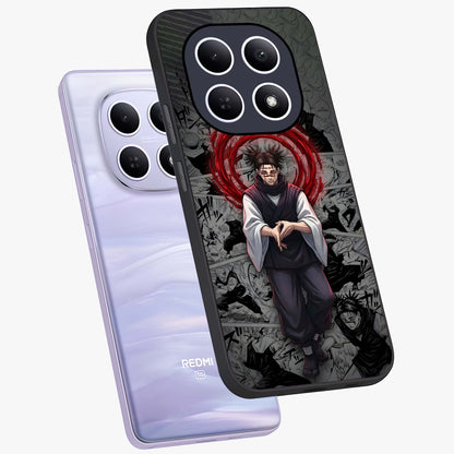 Cursed Ritual Ascension Glass Case displayed in angled mockup highlighting mystical ritual illustration with supernatural aesthetic.