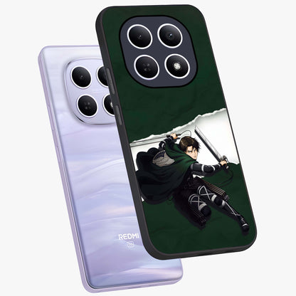 Emerald War Vanguard Glass Case displayed in angled mockup highlighting intense battle inspired design with emerald tone aesthetic.