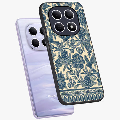 Heirloom Wild Bloom Glass Case displayed in angled mockup highlighting botanical bloom design with classic aesthetic style.
