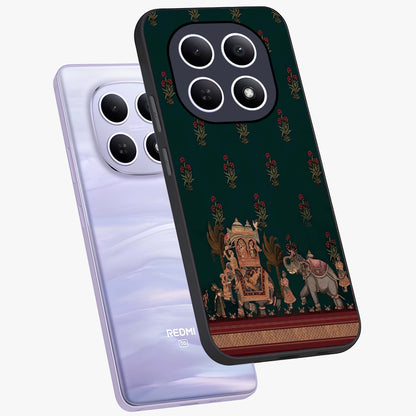 Macmerise Glass Case displayed in angled mockup highlighting trendy graphic design with sleek aesthetic style.