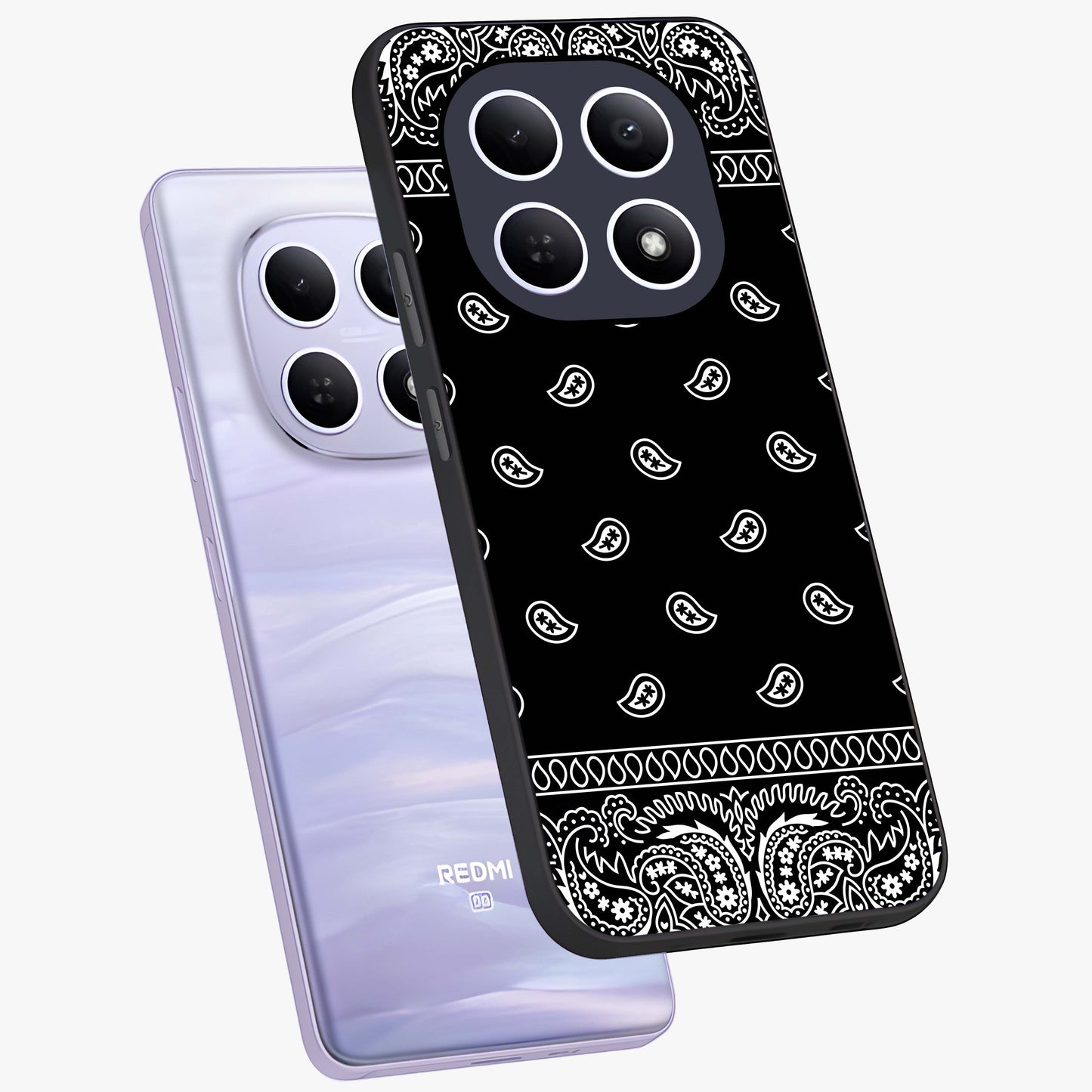 Retro Rebel Threads Glass Case displayed in angled mockup highlighting retro inspired graphic design with rebellious aesthetic.