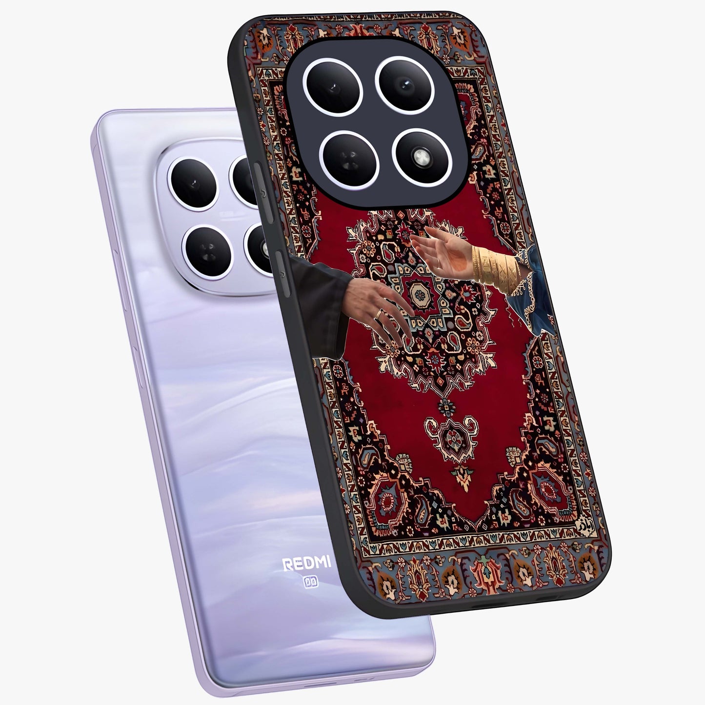 Royal Touch Reach Glass Case displayed in angled mockup highlighting sophisticated design with refined luxury aesthetic.