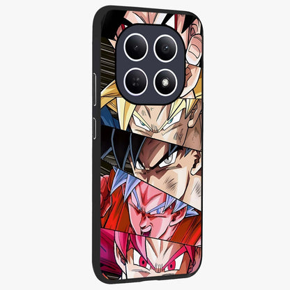 Anime Character Glass Case upright view showcasing expressive anime artwork with bold graphic style.