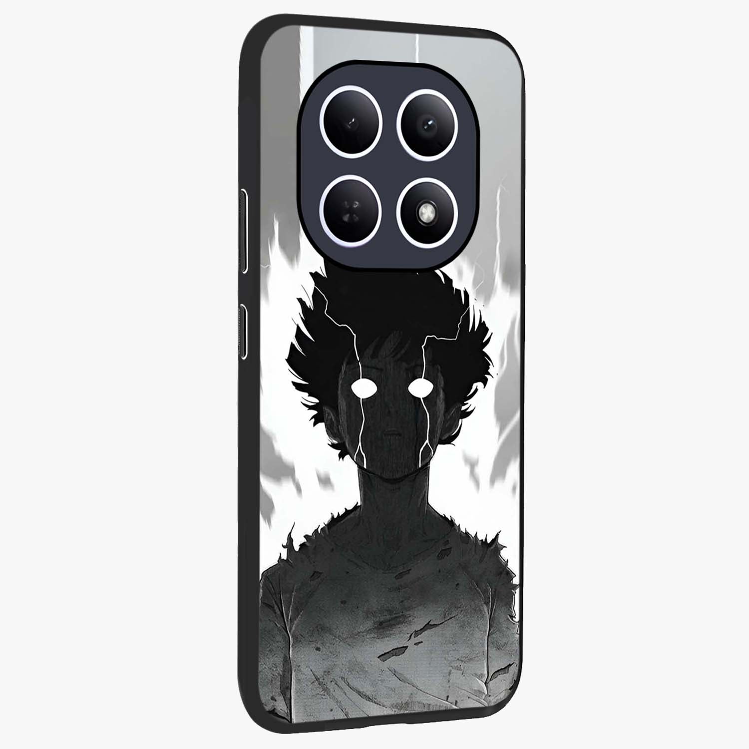 Awakened Inner Rage Glass Case upright view showcasing dramatic artwork with strong expressive aesthetic.