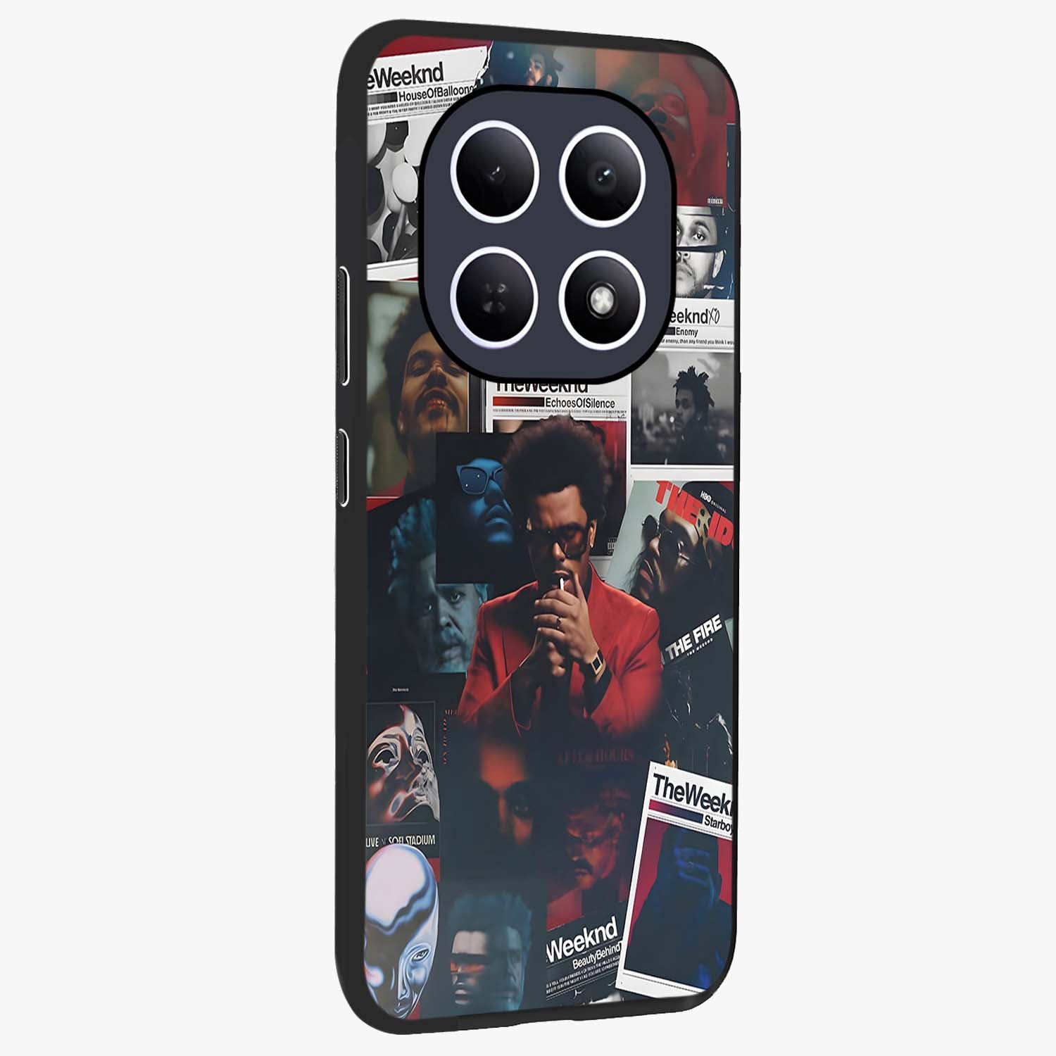 The Weeknd Glass Case upright view showcasing bold music themed artwork with contemporary artistic style.