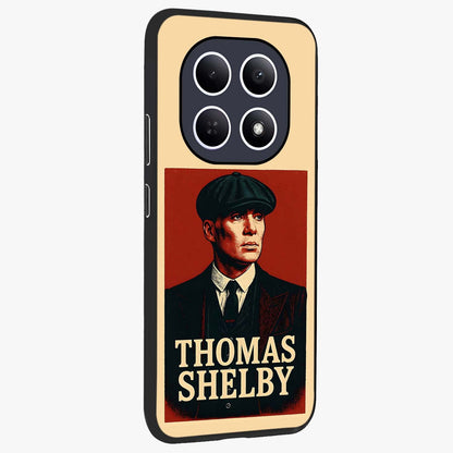 Vintage Mafia Authority Glass Case upright view showcasing dramatic vintage artwork with iconic authority theme.