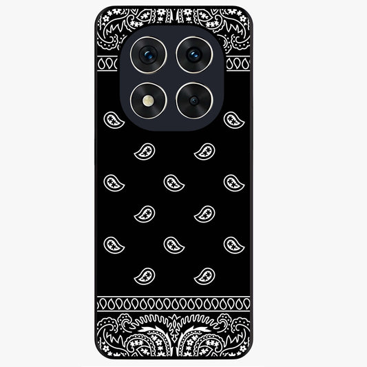Retro Rebel Threads Glass Case showing flat back view with vintage street style artwork and glossy glass finish.