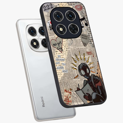 City Dream Sketch Glass Case displayed in angled mockup highlighting minimal city illustration with aesthetic sketch style.