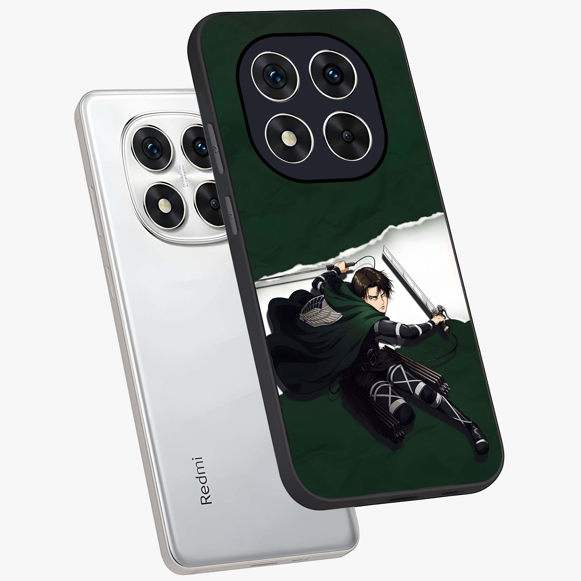 Emerald War Vanguard Glass Case displayed in angled mockup highlighting intense battle inspired design with emerald tone aesthetic.