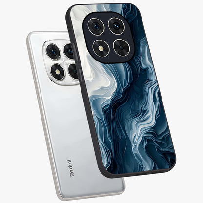 Ethereal Paper Marble Glass Case displayed in angled mockup highlighting elegant marble pattern with modern aesthetic style.