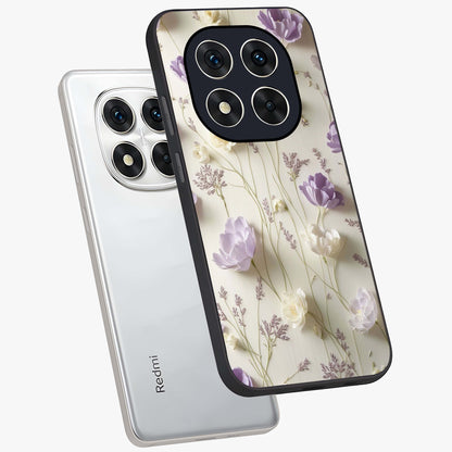 Lilac Breeze Harmony Glass Case displayed in angled mockup highlighting calm lilac breeze design with soothing aesthetic style.