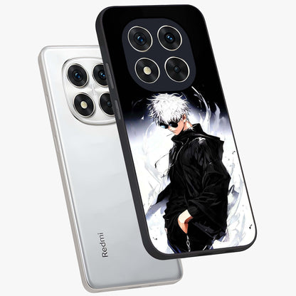 Limitless Shadow King Glass Case displayed in angled mockup highlighting dramatic dark hero design with intense aesthetic.