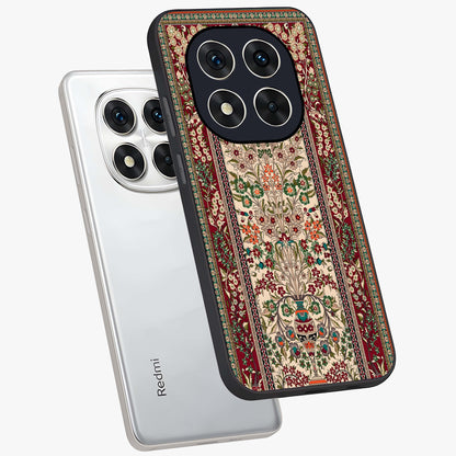Persian Inspired Glass Case displayed in angled mockup highlighting intricate traditional design with elegant cultural aesthetic.