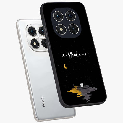 Silent Night Row Glass Case displayed in angled mockup highlighting peaceful evening design with dreamy night aesthetic.