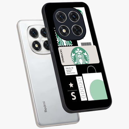 Starbucks Mocha Glass Case displayed in angled mockup highlighting stylish mocha themed design with cozy café aesthetic.