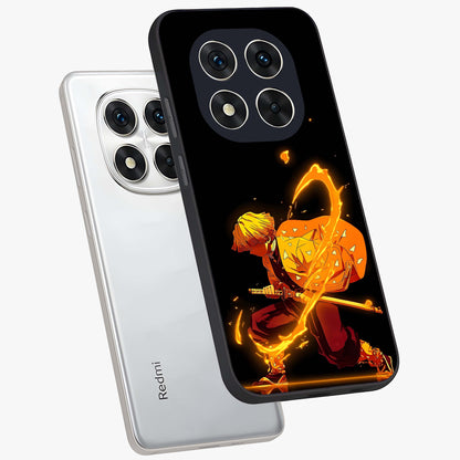 Thunder Flame Execution Glass Case displayed in angled mockup highlighting dramatic fire themed design with intense fantasy aesthetic.