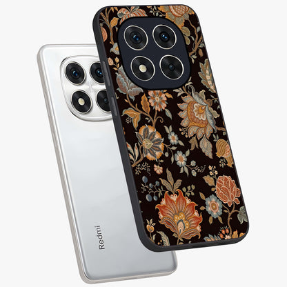 Vintage Floral Dream Glass Case displayed in angled mockup highlighting elegant vintage flower design with soft aesthetic style.