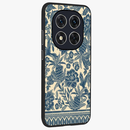 Heirloom Wild Bloom Glass Case upright view showcasing delicate wildflower artwork with timeless floral theme.