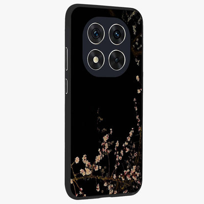 Petal Moon Light With Custom Name Glass Case upright view showcasing elegant floral moon artwork with personalized aesthetic.