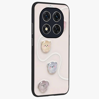 Puffy Face Parade Glass Case upright view showcasing adorable character artwork with cheerful animated theme.