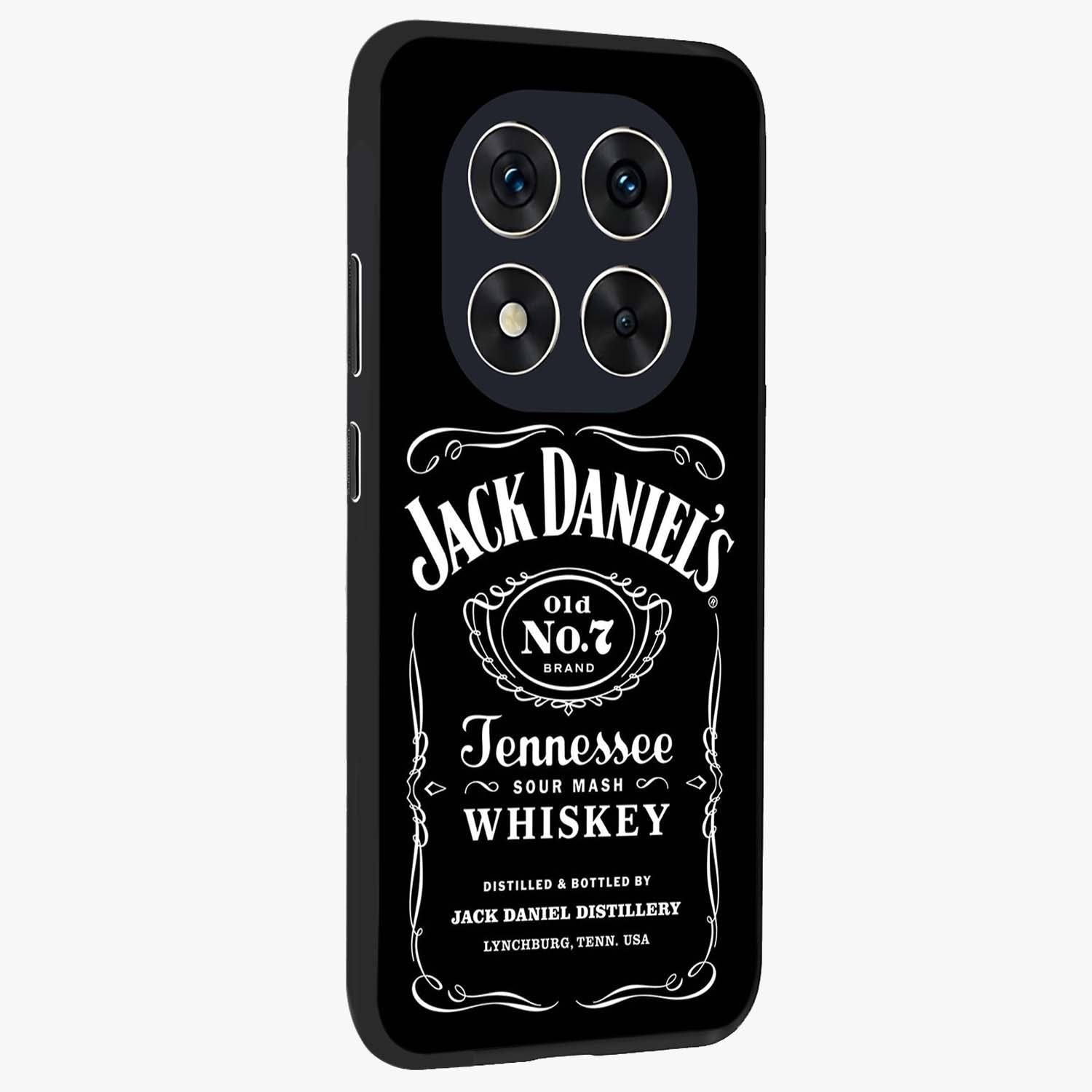 Vintage Whiskey Heritage Glass Case upright view showcasing stylish vintage whiskey artwork with timeless bar culture theme.