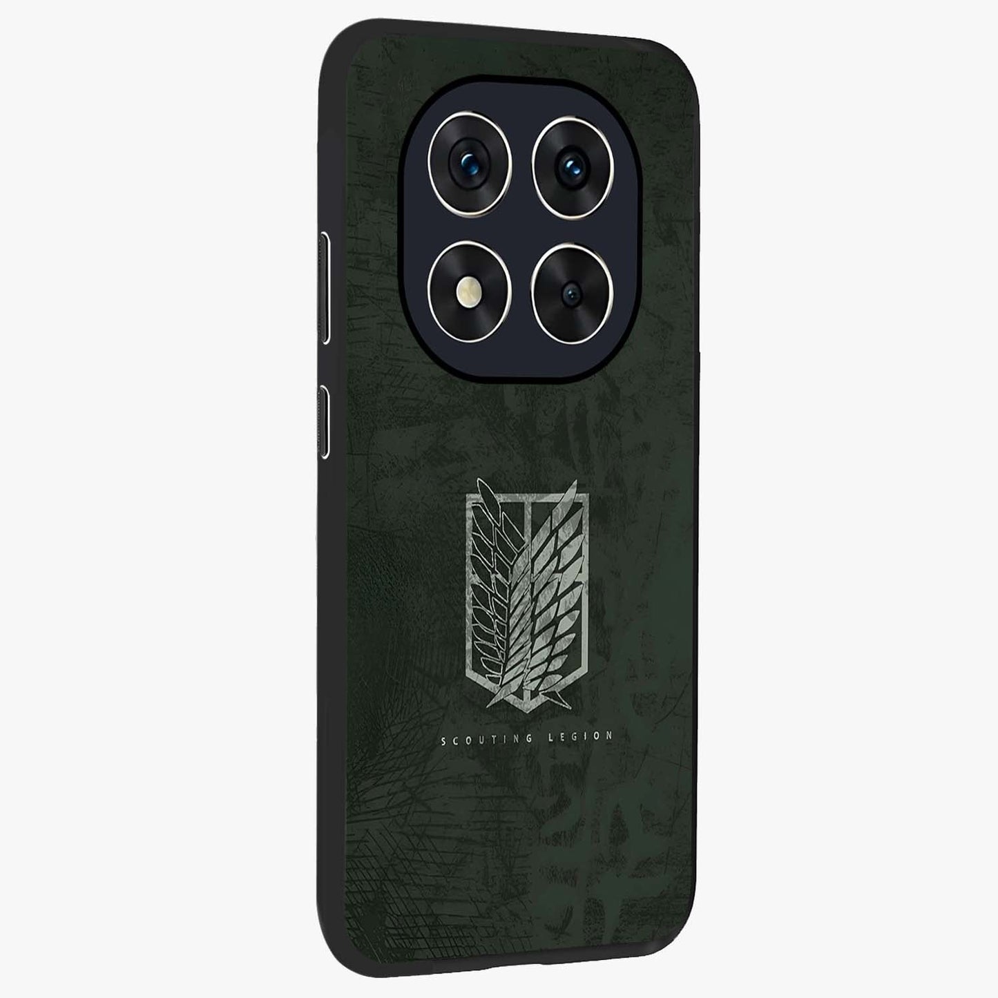 Wings Of Freedom Glass Case upright view showcasing powerful wings artwork with freedom themed design.