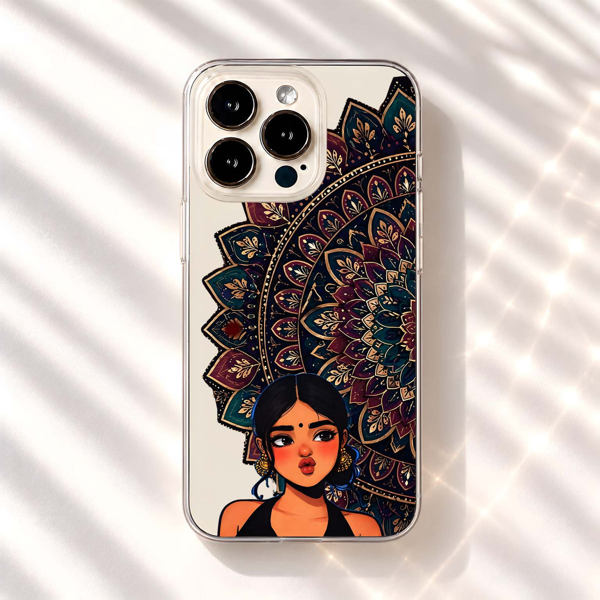 Royal Desi Beauty Clear Silicon Cover