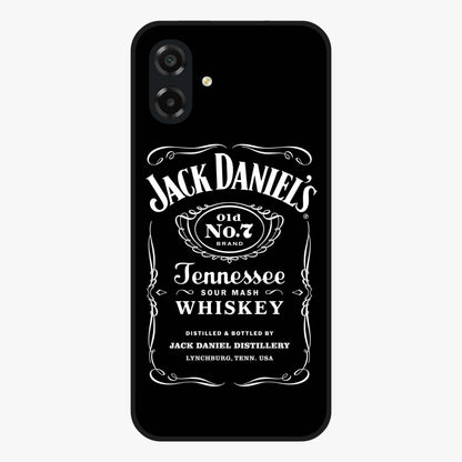 Vintage Whiskey Heritage Glass Case showing flat back view with classic whiskey inspired artwork and glossy glass finish.