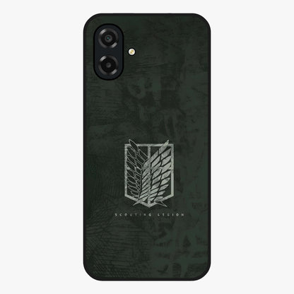 Wings Of Freedom Glass Case showing flat back view with symbolic wings artwork and glossy glass finish.