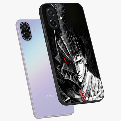 Berserker Blood Oath Glass Case displayed in angled mockup highlighting dark fantasy graphic design and powerful theme.