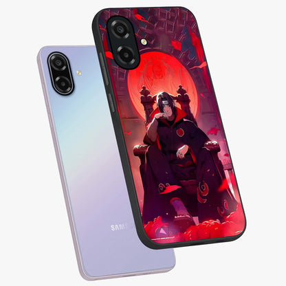 Blood Moon Sovereign Glass Case displayed in angled mockup highlighting dark celestial moon design and dramatic theme.