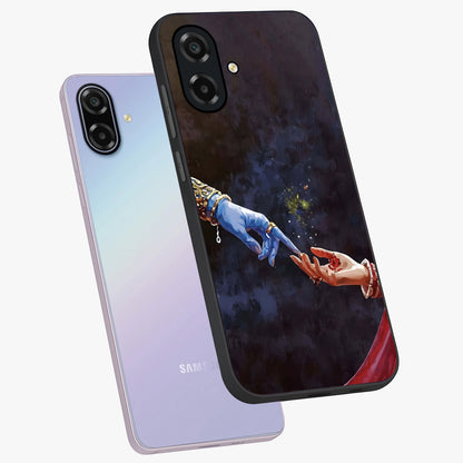Divine Touch Eternal Glass Case displayed in angled mockup highlighting elegant divine inspired design with calm aesthetic style.