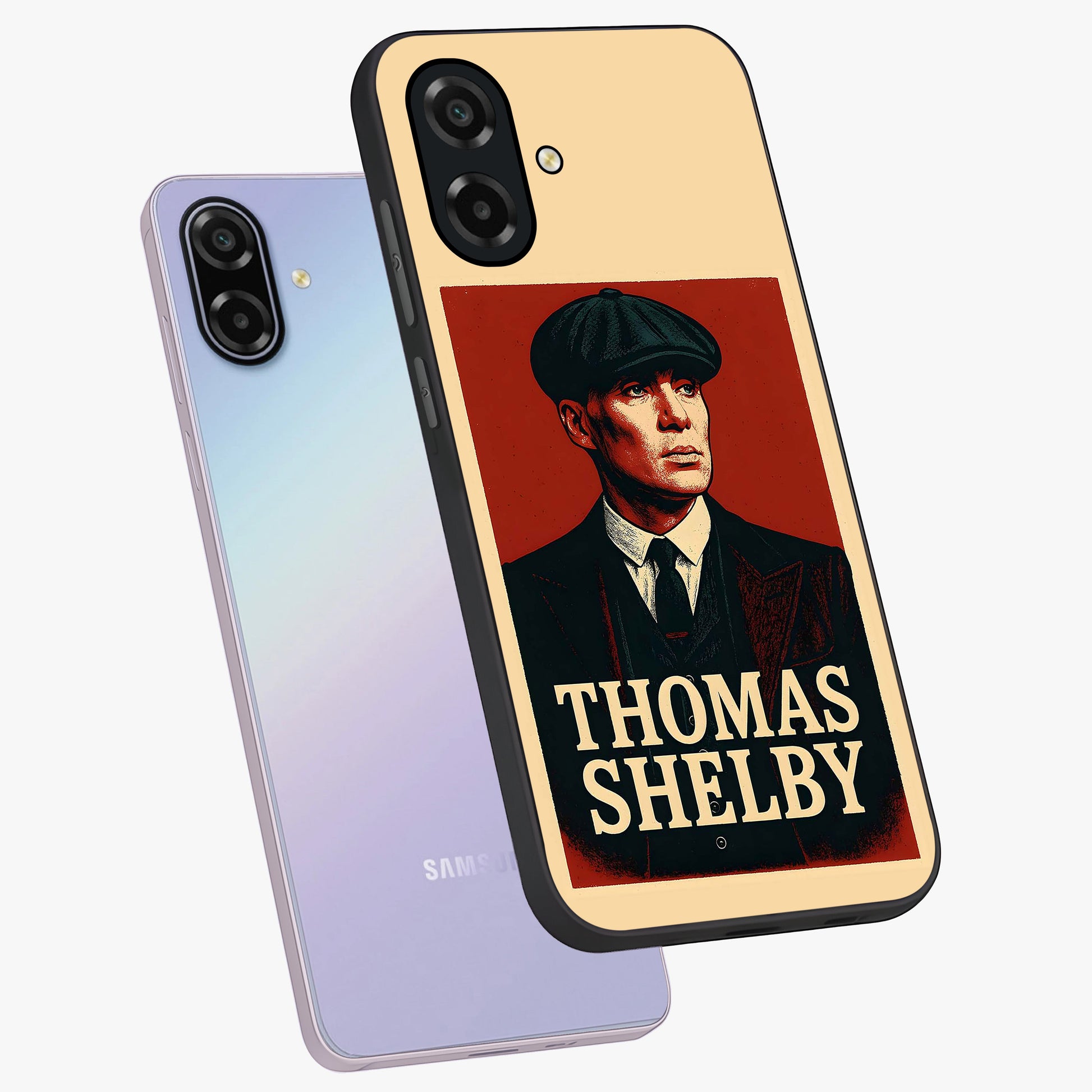 Vintage Mafia Authority Glass Case displayed in angled mockup highlighting powerful retro design with classic gangster aesthetic.