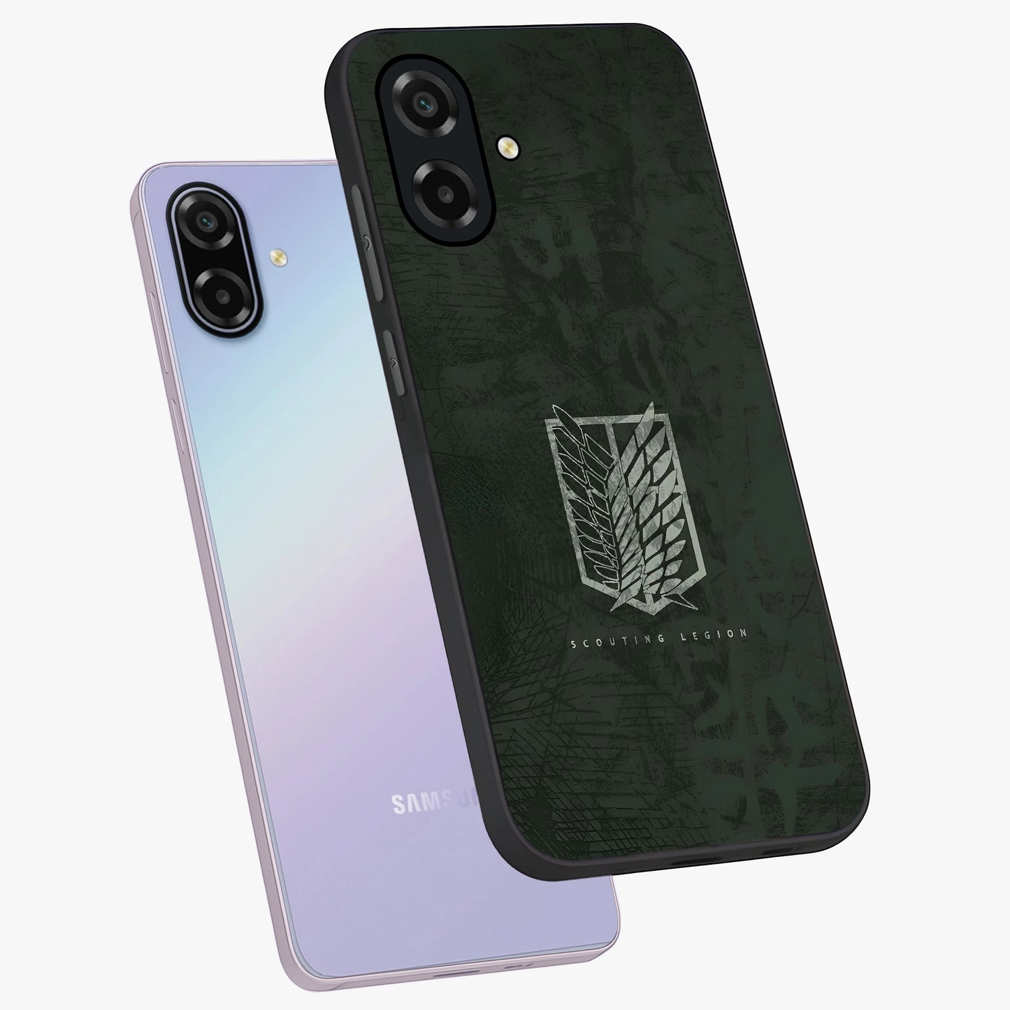 Wings Of Freedom Glass Case displayed in angled mockup highlighting graceful wing design with inspirational aesthetic.