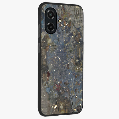 Aesthetic Astrolophia Glass Case upright view showcasing soft aesthetic theme with stylish modern look.