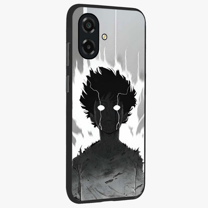 Awakened Inner Rage Glass Case upright view showcasing dramatic artwork with strong expressive aesthetic.