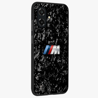 Carbon Speed Mark Glass Case upright view showcasing modern carbon speed graphic with bold automotive theme.