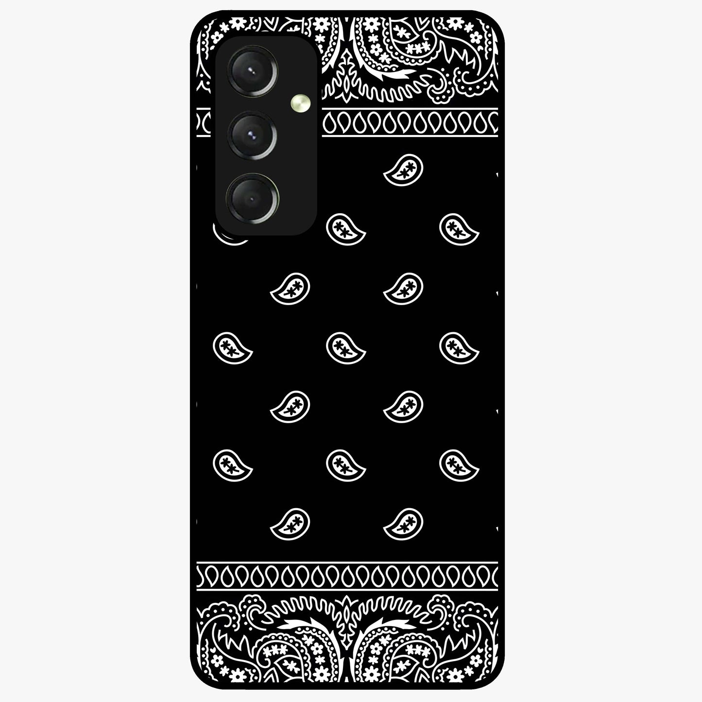 Retro Rebel Threads Glass Case showing flat back view with vintage street style artwork and glossy glass finish.