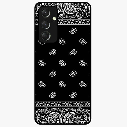 Retro Rebel Threads Glass Case showing flat back view with vintage street style artwork and glossy glass finish.