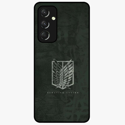 Wings Of Freedom Glass Case showing flat back view with symbolic wings artwork and glossy glass finish.