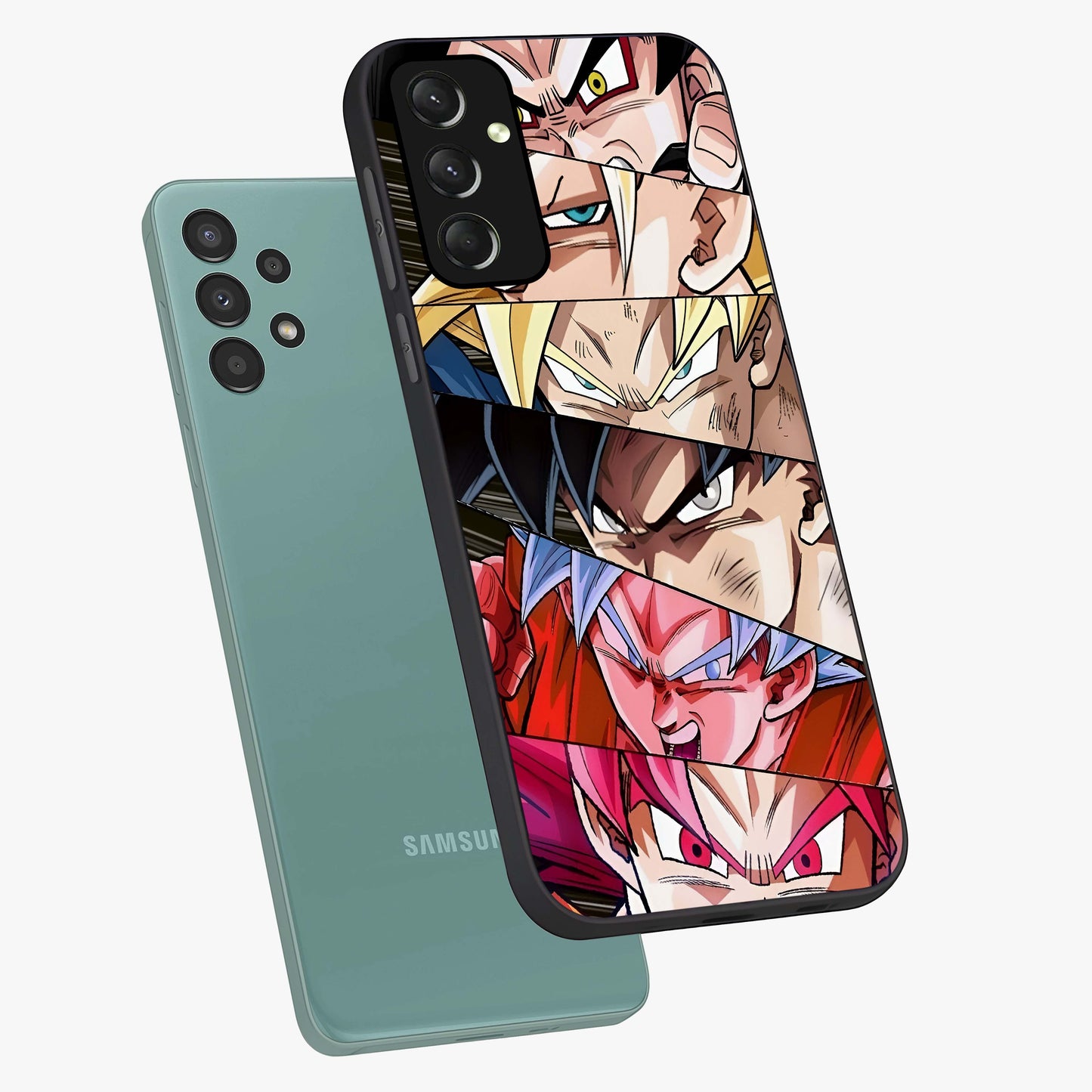 Anime Character Glass Case displayed in angled mockup highlighting colorful anime character illustration.