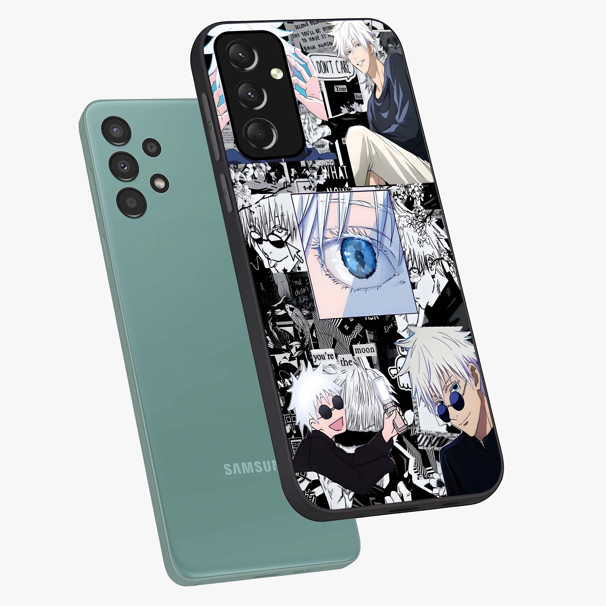 Infinity Sorcerer Chaos Glass Case displayed in angled mockup highlighting powerful magical design with fantasy aesthetic style.