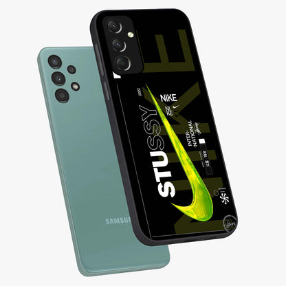 Neon Street Edition Glass Case displayed in angled mockup highlighting vibrant urban design with bold street aesthetic.