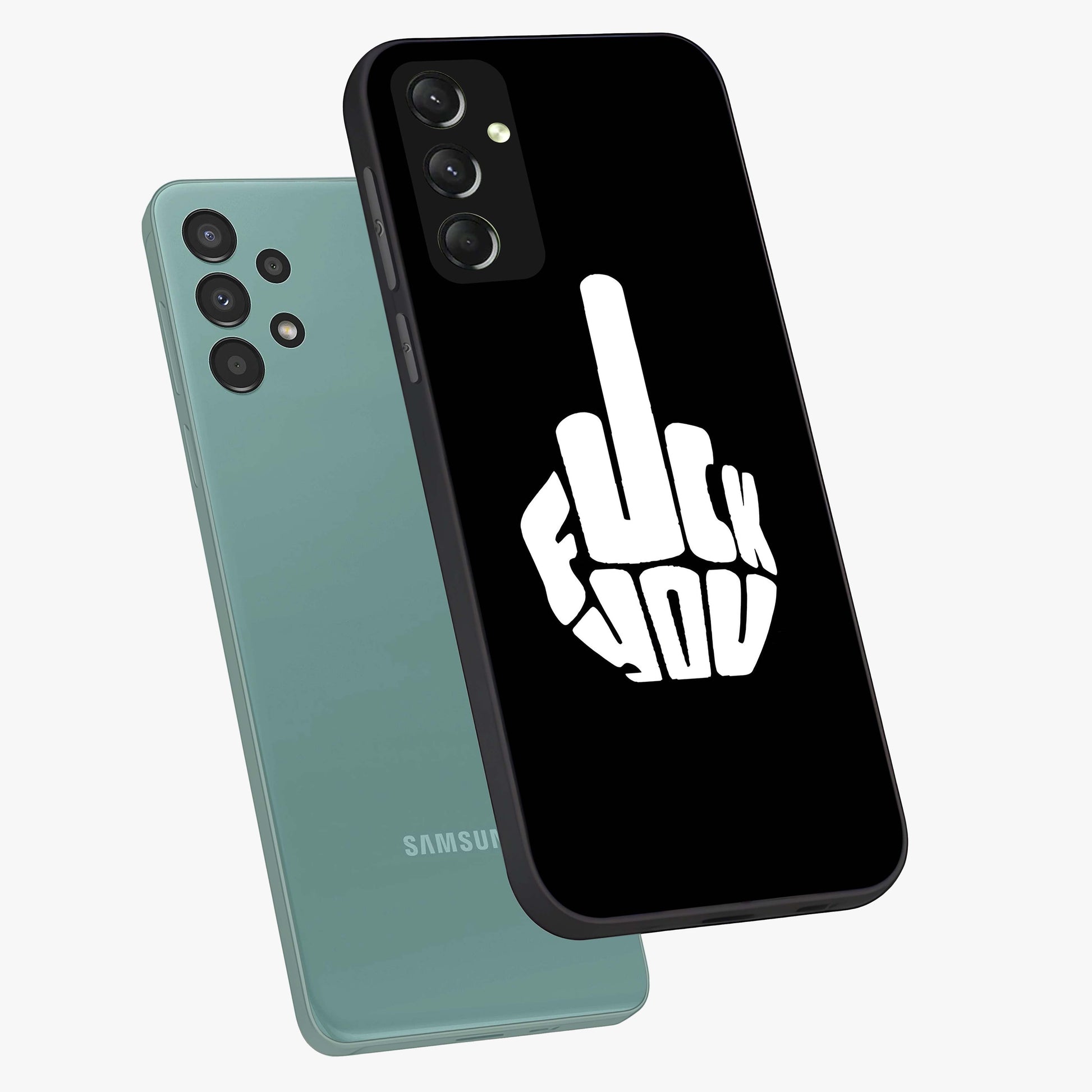Rebel Mode On Glass Case displayed in angled mockup highlighting edgy text design with modern street aesthetic.