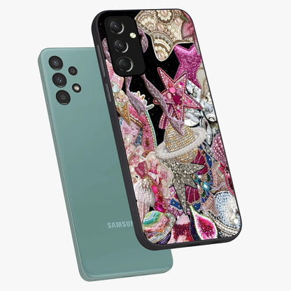 Starlit Jewel Dream Glass Case displayed in angled mockup highlighting glowing celestial jewel design with dreamy aesthetic.