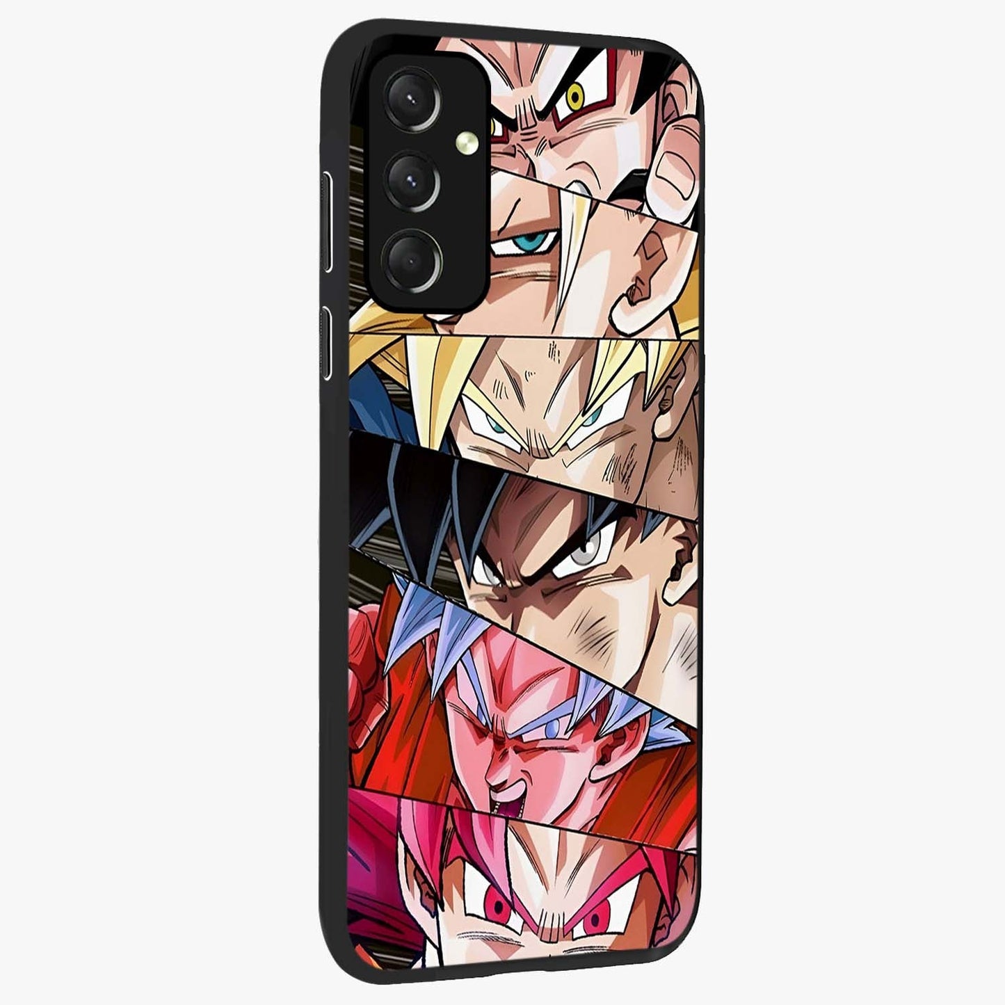 Anime Character Glass Case upright view showcasing expressive anime artwork with bold graphic style.